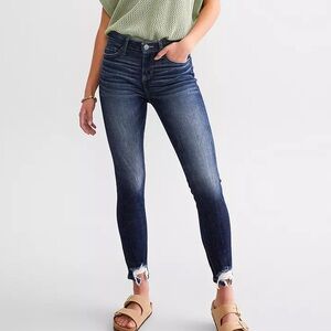 BKE Stella Mid-Rise Skinny Jeans Women’s Size 26 – Distressed Ankle Skinny Denim